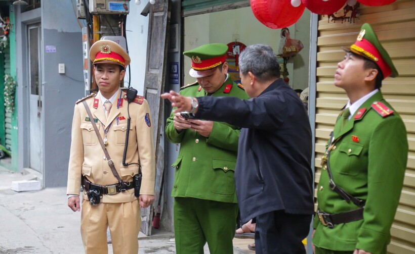 Tổ công tác tuần tra đường sắt trưa 3/2.