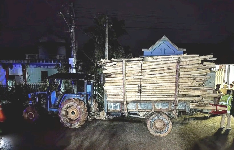 Hiện trường vụ tai nạn. Ảnh: Báo Tiền phong.