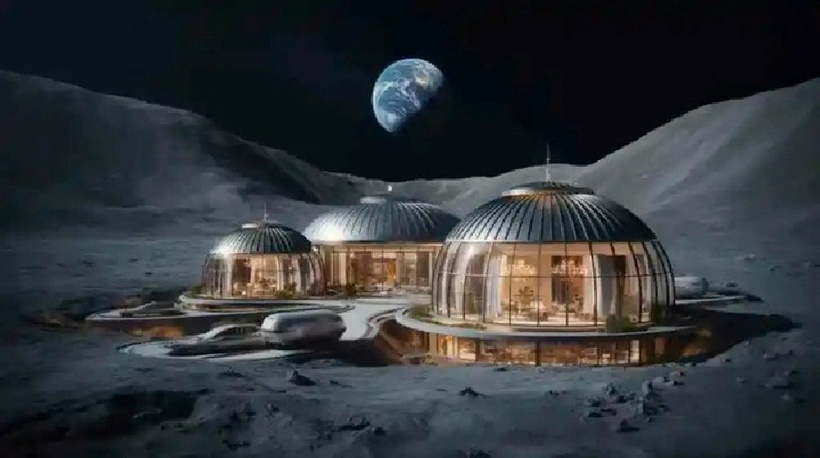 Khách sạn trên Mặt trăng. Ảnh: VTC News.