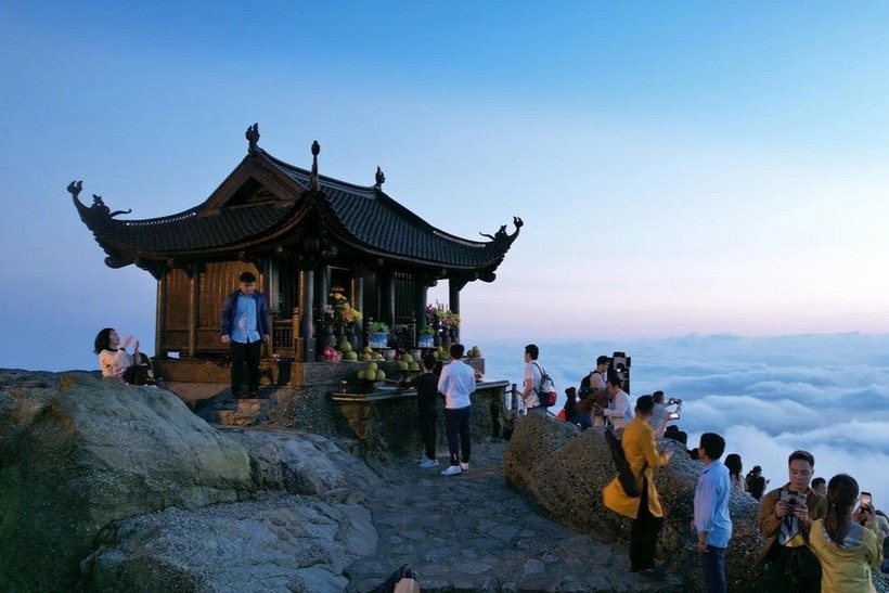 Chùa Đồng nằm trong Quần thể di tích và danh thắng Yên Tử. Ảnh: Dân trí