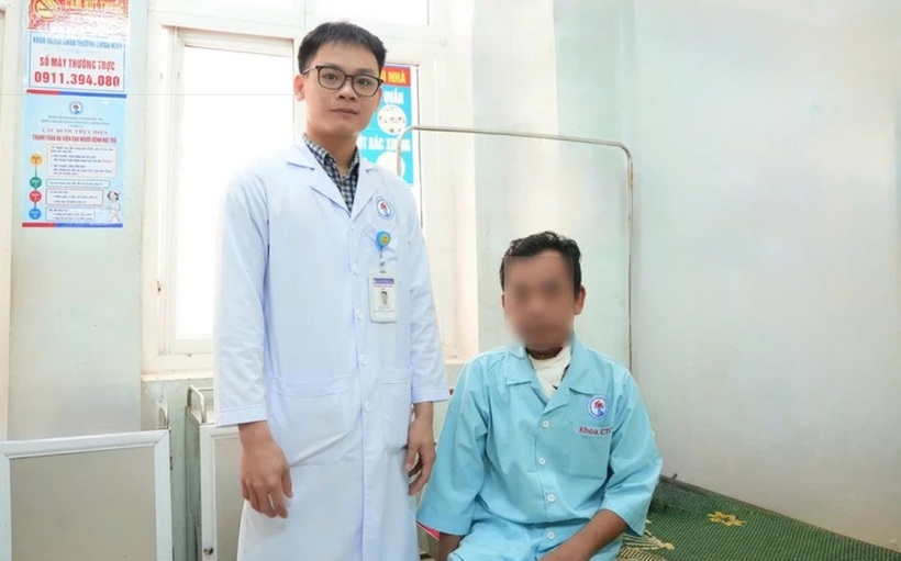 Bệnh nhân Đ.N.K. sức khỏe ổn định sau hơn 1 tháng điều trị. Ảnh: PLO.