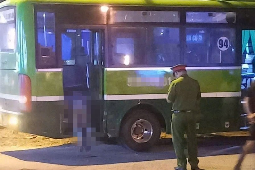 Hiện trường vụ tai nạn. Ảnh: Báo Dân trí.