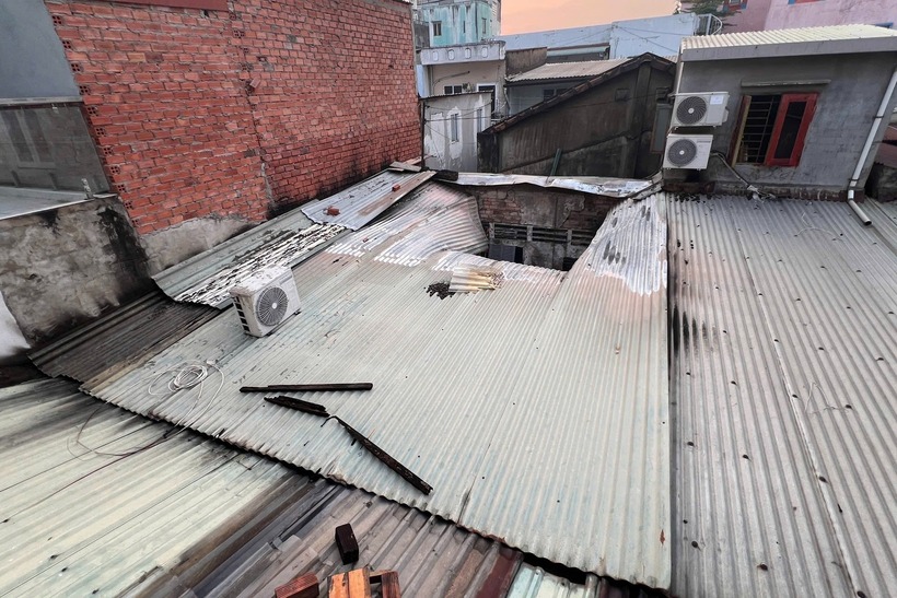 Ngôi nhà xảy ra sự việc đau lòng. Ảnh: NLĐ.