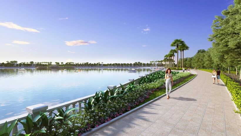 Việc tài trợ dự án đầu tư xây dựng 2 dự án hồ điều hòa trọng điểm sẽ giúp hỗ trợ tiêu thoát nước trên địa bàn Hà Nội (Ảnh minh họa)