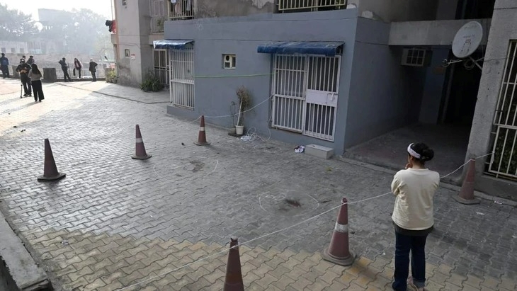 Hiện trường vụ việc. Ảnh: SUSHIL KUMAR VERMA