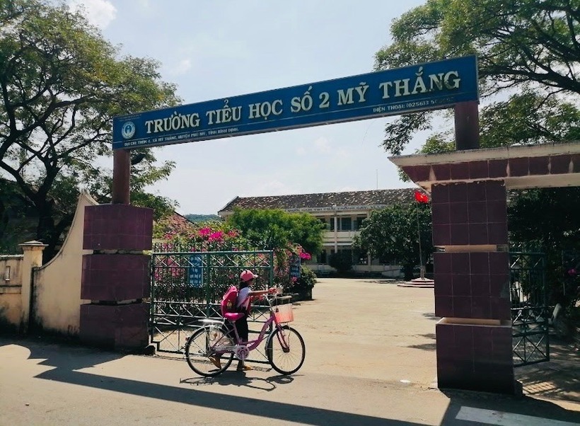 Trường Tiểu học số 2 Mỹ Thắng. Ảnh: Báo Gia Lai