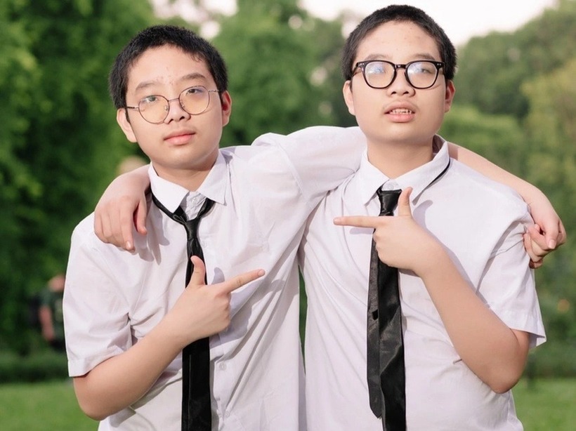 Hùng - Hải thể hiện sự xuất sắc vượt trội so với các bạn cùng lứa. Ảnh: Dân trí