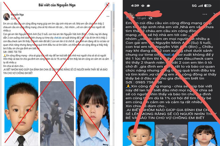 Thông tin sai sự thật chia sẻ trên mạng xã hội. Ảnh: VTC News