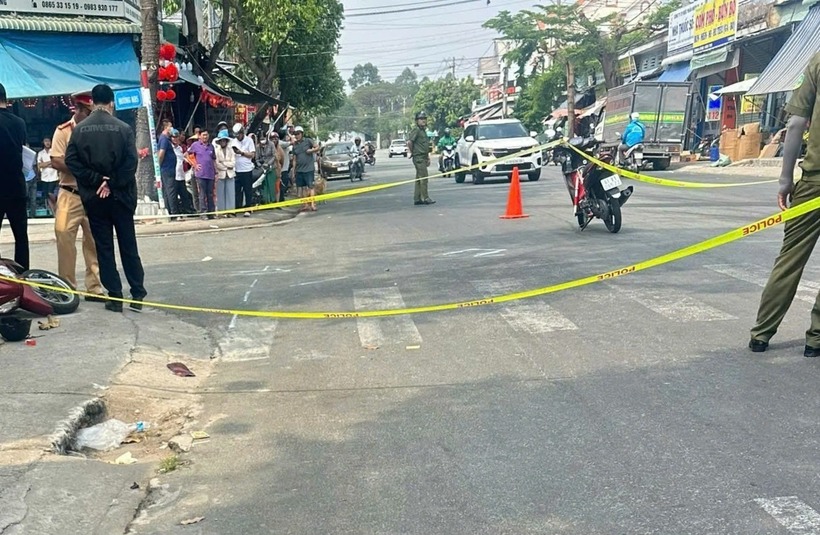 Hiện trường vụ tai nạn. Ảnh: Tiền phong