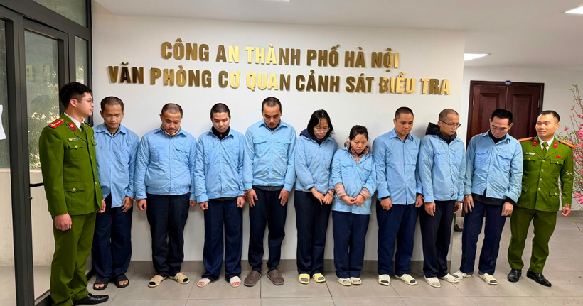 Các đối tượng bị khởi tố (Ảnh: Công an cung cấp).