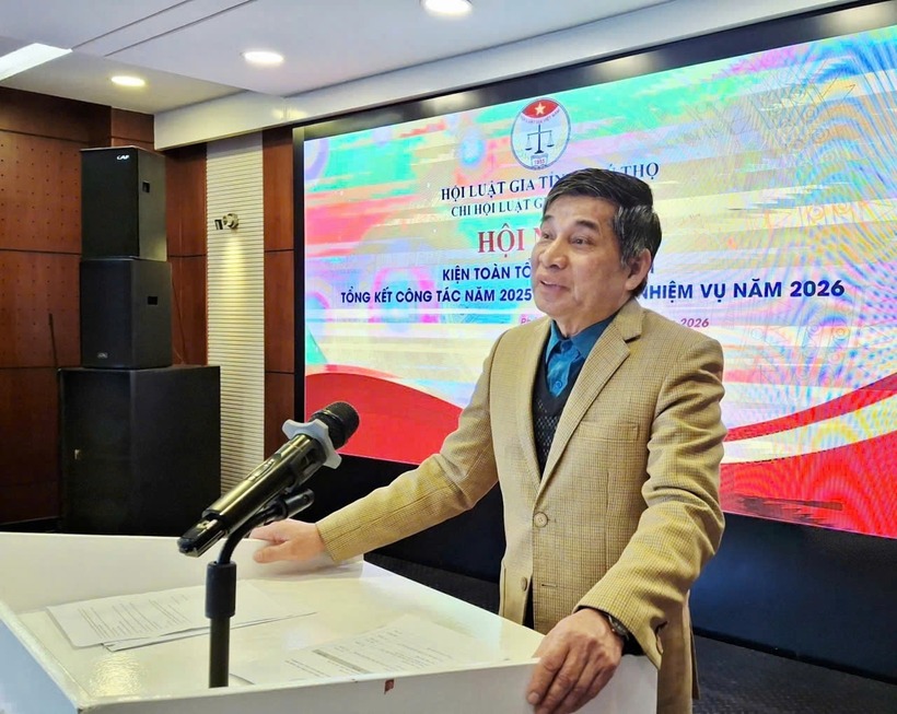 Đồng chí Quách Đình Minh – Ủy viên BCH Hội Luật gia Việt Nam, Chủ tịch Hội Luật gia tỉnh Phú Thọ giữ chức Bí thư Chi bộ Hội Luật gia tỉnh Phú Thọ.