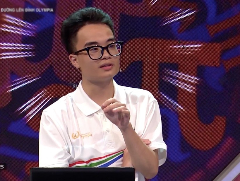 Đoàn Trí Anh (THPT Đan Phượng, Hà Nội). Ảnh: Báo Tiền phong.