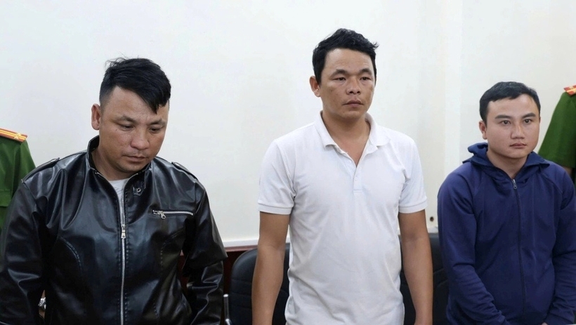 3 đối tượng bị khởi tố. Ảnh: Dân trí