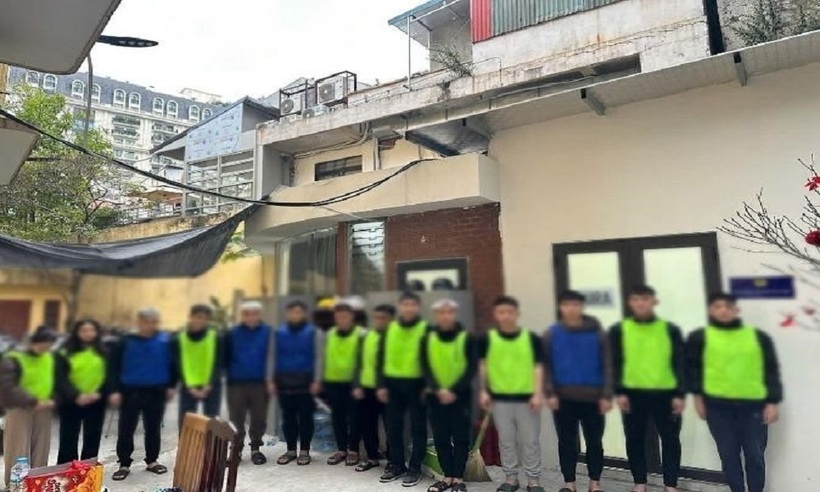 Các đối tượng trong vụ việc. Ảnh: Công an TP Hà Nội.