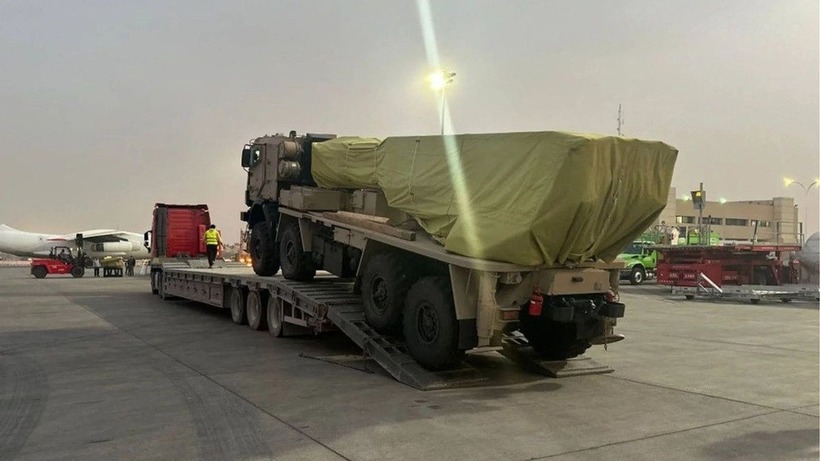 Tổ hợp pháo phản lực Sarma của Nga đang thử nghiệm thực chiến ở Ukraine. Ảnh: Telegram