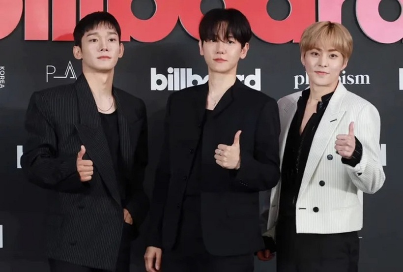 EXO CBX gồm Chen, Baekhyun và Xiumin
