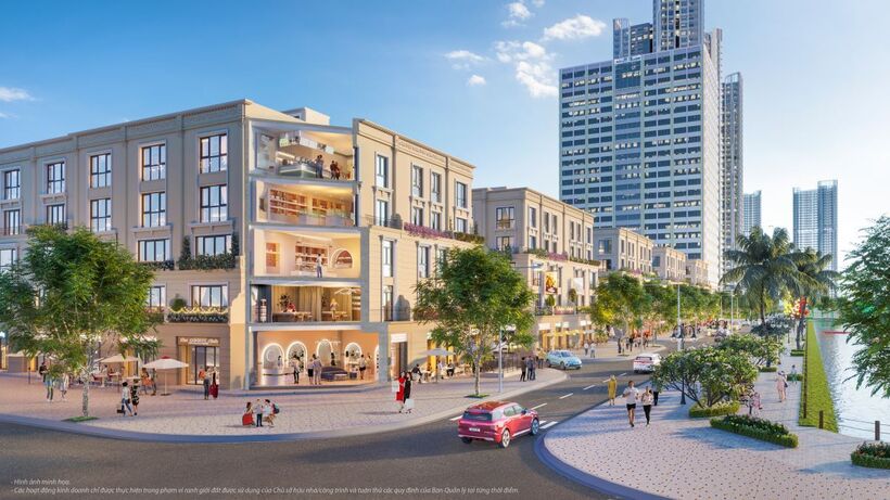 Các khu thương mại tại Vinhomes Global Gate sẽ là “phố hàng” phiên bản cao cấp