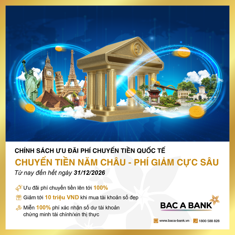 BAC A BANK đẩy mạnh ưu đãi chuyển tiền quốc tế trong năm 2026 - 1