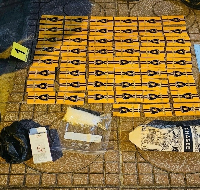 Tang vật vụ việc. Ảnh: Công an tỉnh An Giang.