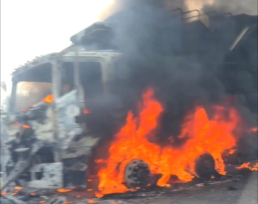 Hiện trường vụ việc. Ảnh: Tiền Phong.