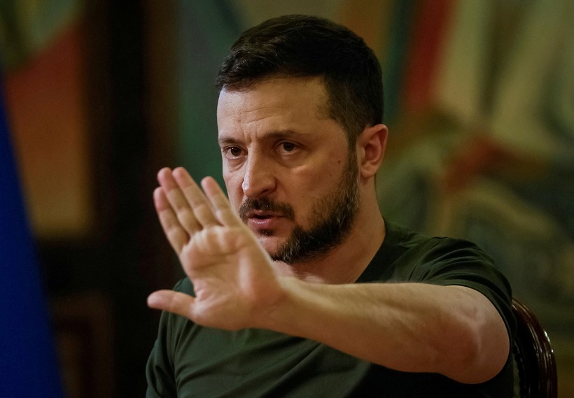 Tổng thống Ukraine Volodymyr Zelensky. Ảnh: Reuters