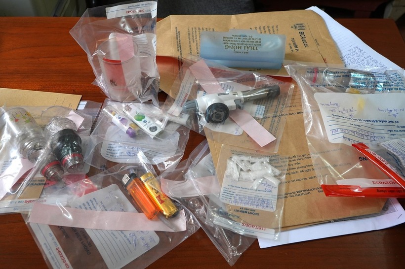 Tang vật công an thu giữ. Ảnh: Công lý