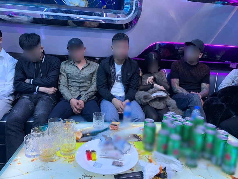 Các đối tượng trong vụ việc. Ảnh: Công an Phú Thọ