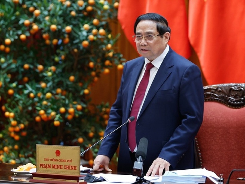 Thủ tướng Chính phủ Phạm Minh Chính phát biểu tại hội nghị (Ảnh: VGP).