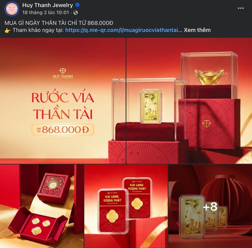 Bên cạnh vàng nhẫn, vàng miếng, các thương hiệu lớn đồng loạt tung ra vàng ép vỉ, vàng quà tặng, vàng trang trí với trọng lượng từ 1 phân (0,1 chỉ) đến 1 chỉ đáp ứng nhu cầu của người mua.