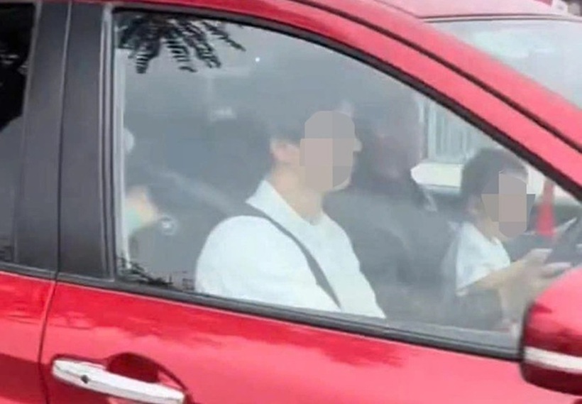 Hình ảnh ghi lại sự việc. Ảnh: Người lao động