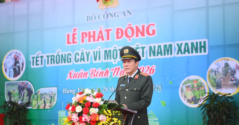 Bộ trưởng Lương Tam Quang phát biểu tại Lễ phát động.
