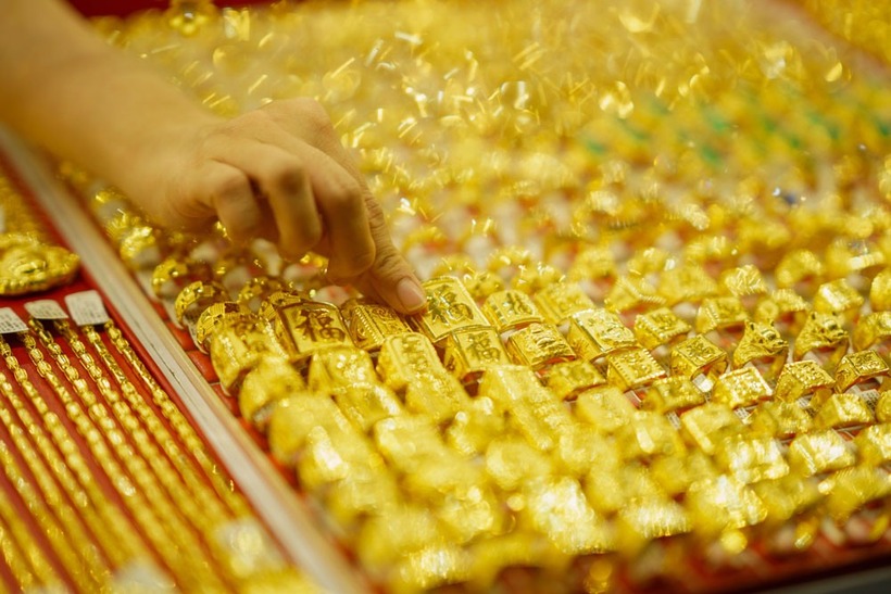 Giá vàng SJC tiếp tục tăng giá. (Ảnh: VietnamNet)