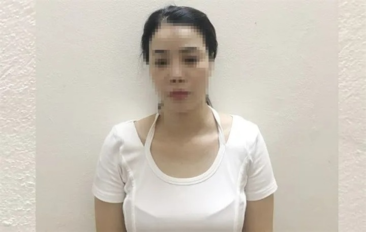 Đối tượng Nguyễn Thị Thúy. Ảnh: Đại Đoàn Kết
