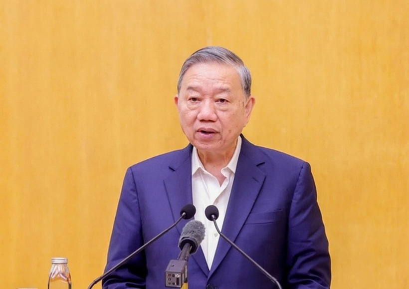 Tổng Bí thư Tô Lâm phát biểu tại hội nghị.