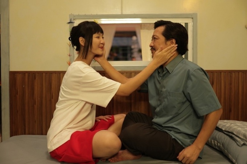 Diễn viên Minh Anh và Trường Giang trong phim &nbsp;Nhà Ba Tôi Một Phòng.