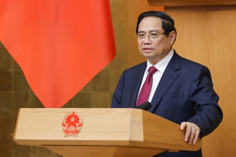 Thủ tướng Chính phủ Phạm Minh Chính phát biểu tại phiên họp (Ảnh: VGP).