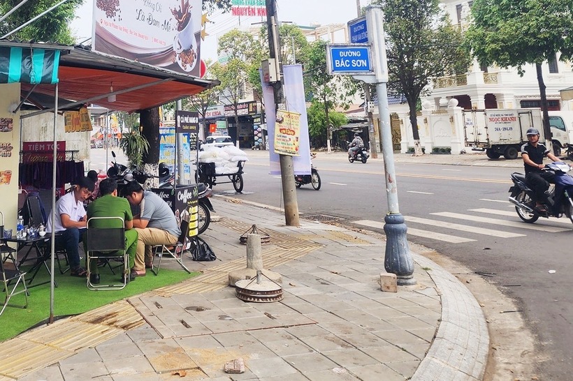 Nơi xảy ra sự việc. Ảnh: Báo Dân Trí.