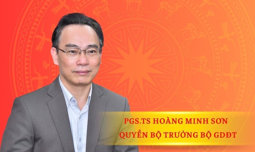 Quyền Bộ trưởng Bộ GD&T Hoàng Minh Sơn là Ủy viên Trung ương Đảng khóa XIV, nguyên Giám đốc Đại học Quốc gia Hà Nội. Ảnh: Lao động