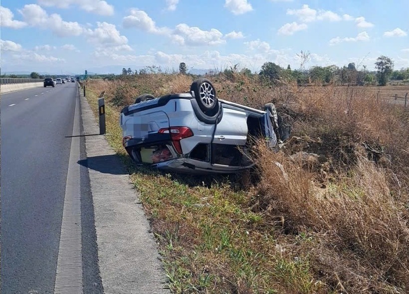 Hiện trường vụ tai nạn. Ảnh: Lâm Đồng.