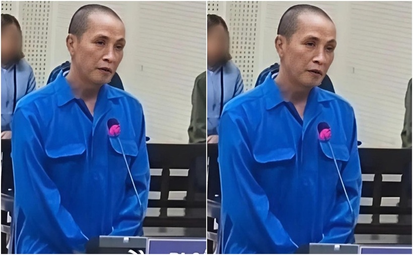 Bị cáo Đồng Xuân Điệp tại phiên xét xử. (Ảnh: Bảo vệ pháp luật)