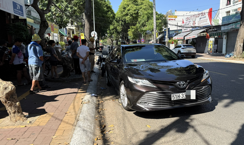 Hiện trường vụ tai nạn. Ảnh: Vietnamnet.