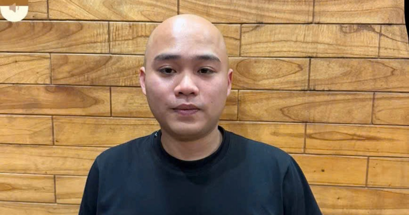 Đối tượng Nguyễn Gia Phong. (Ảnh: Công an Hà Nội)