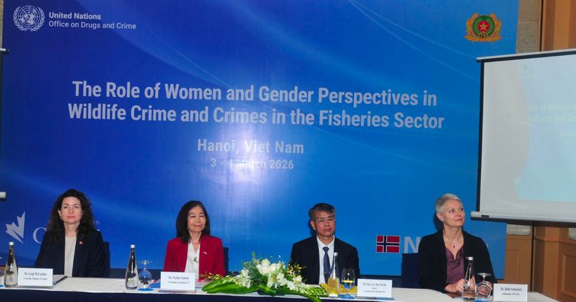 Hội thảo quốc tế “Vai trò của phụ nữ và các khía cạnh về giới liên quan đến tội phạm về động vật hoang dã và tội phạm ngành thủy sản”.