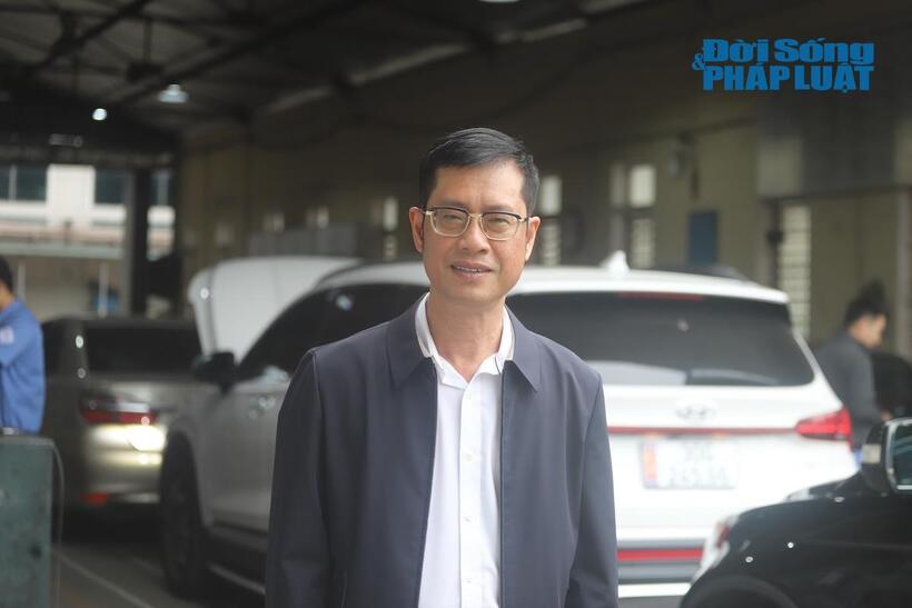 Ông Trần Quốc Hoan, Giám đốc Chi nhánh Đăng kiểm xe cơ giới 2903V