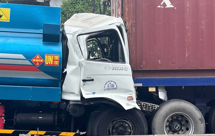 Hiện trường vụ tai nạn. Ảnh: Vietnamnet.