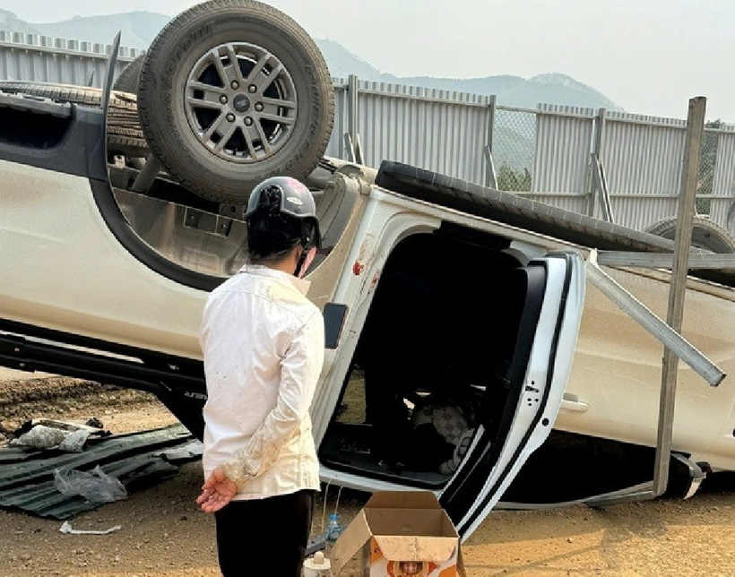 Hiện trường vụ tai nạn. Ảnh: Báo Sức khỏe và Đời sống.