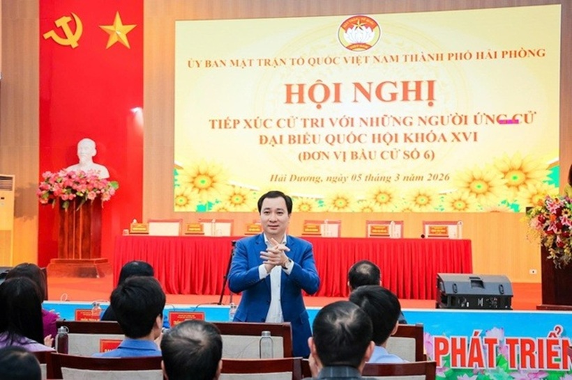 Ông Vũ Văn Tiến, Ủy viên Đoàn Chủ tịch, Trưởng Ban Tuyên giáo Cơ quan Ủy ban Trung ương MTTQ Việt Nam.