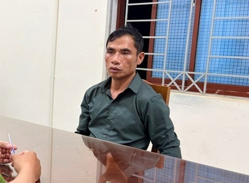 Thành bị bắt, cơ quan Công an lấy lời khai, mở rộng điều tra. Ảnh: Lao động