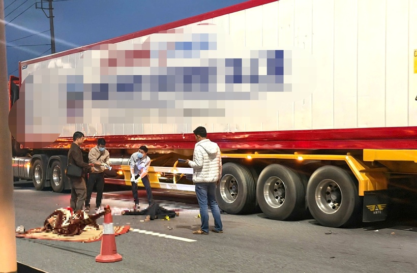 Hiện trường vụ tai nạn. Ảnh: Báo Xây dựng.