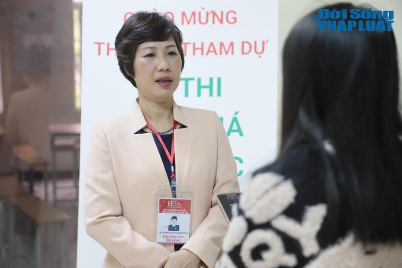 Tiến sĩ Vương Thị Phương Thảo, Phó Viện trưởng Viện Đào tạo số và Khảo thí, Phó Chủ tịch Hội đồng thi Đánh giá năng lực (HSA) năm 2026 (Đại học Quốc gia Hà Nội)